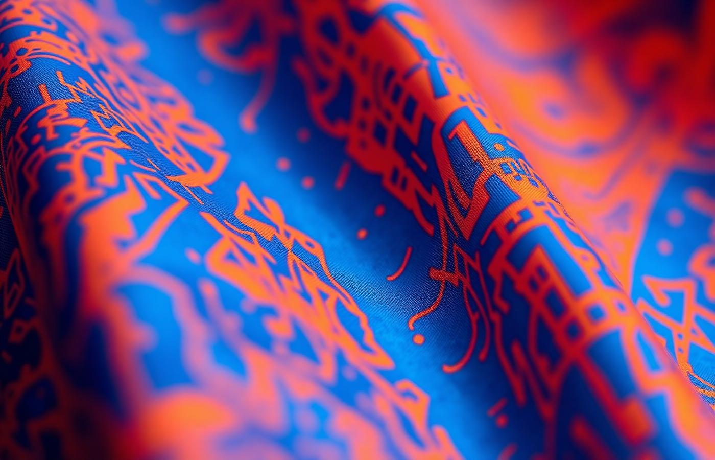 Macro sublimation print detail