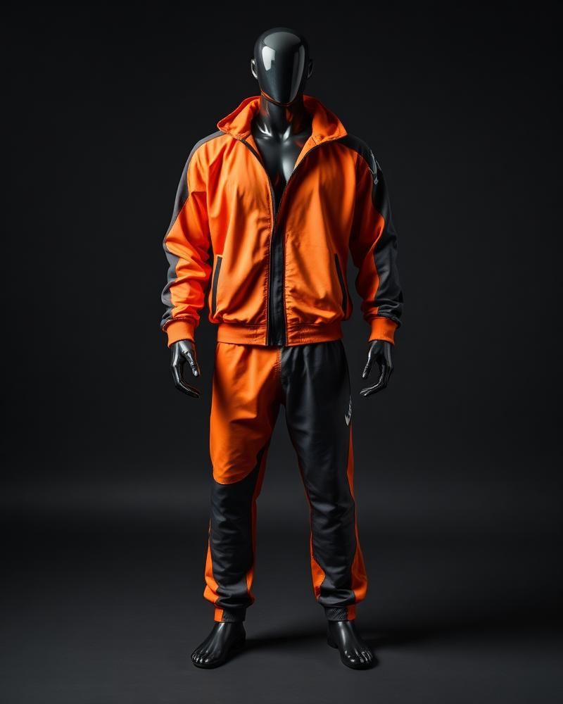 MMA Team Tracksuit — Orange — premium custom sportswear by Nawab Industry
