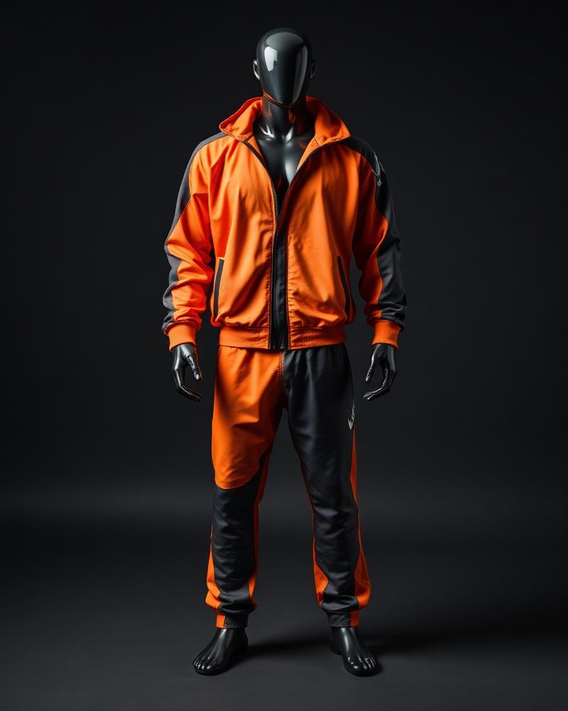 MMA Team Tracksuit — Orange — premium custom sportswear by Nawab Industry