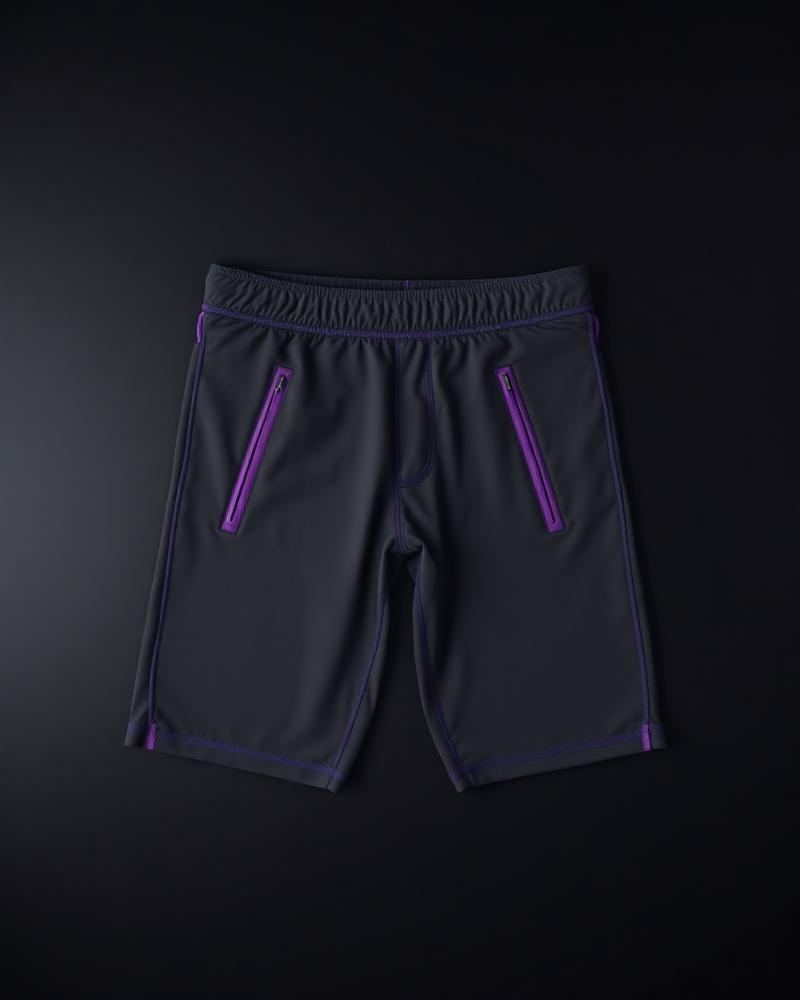 Gym Training Shorts — Charcoal — premium custom sportswear by Nawab Industry