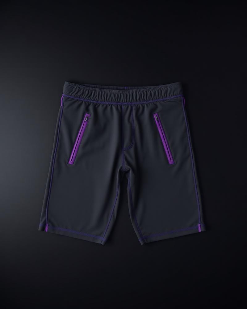 Gym Training Shorts — Charcoal — premium custom sportswear by Nawab Industry