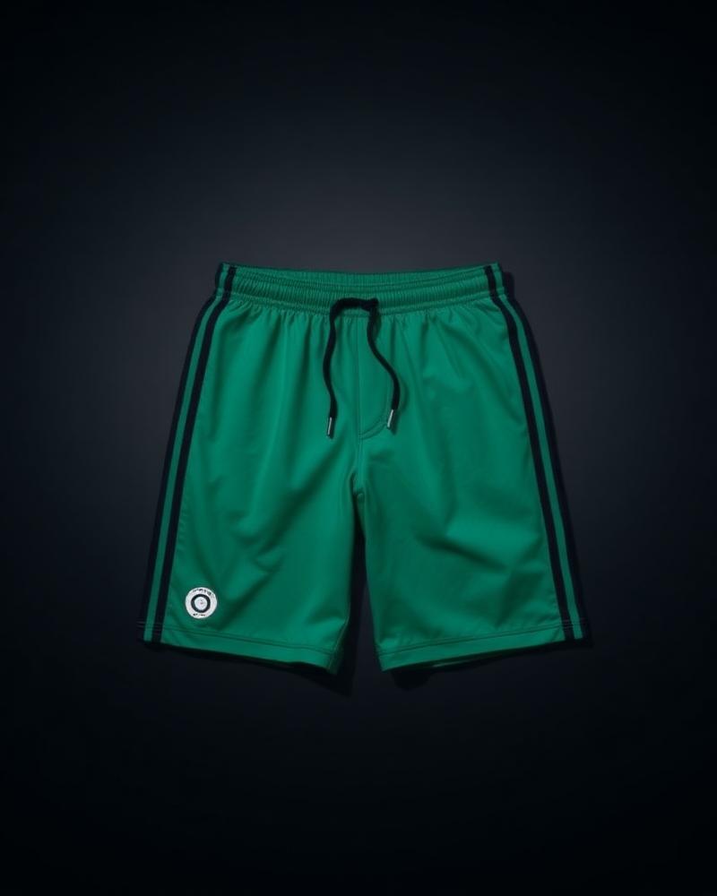 Soccer Shorts — Emerald — premium custom sportswear by Nawab Industry