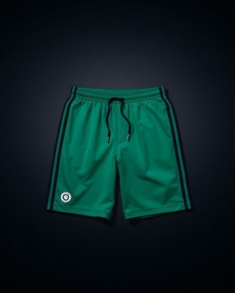 Soccer Shorts — Emerald — premium custom sportswear by Nawab Industry