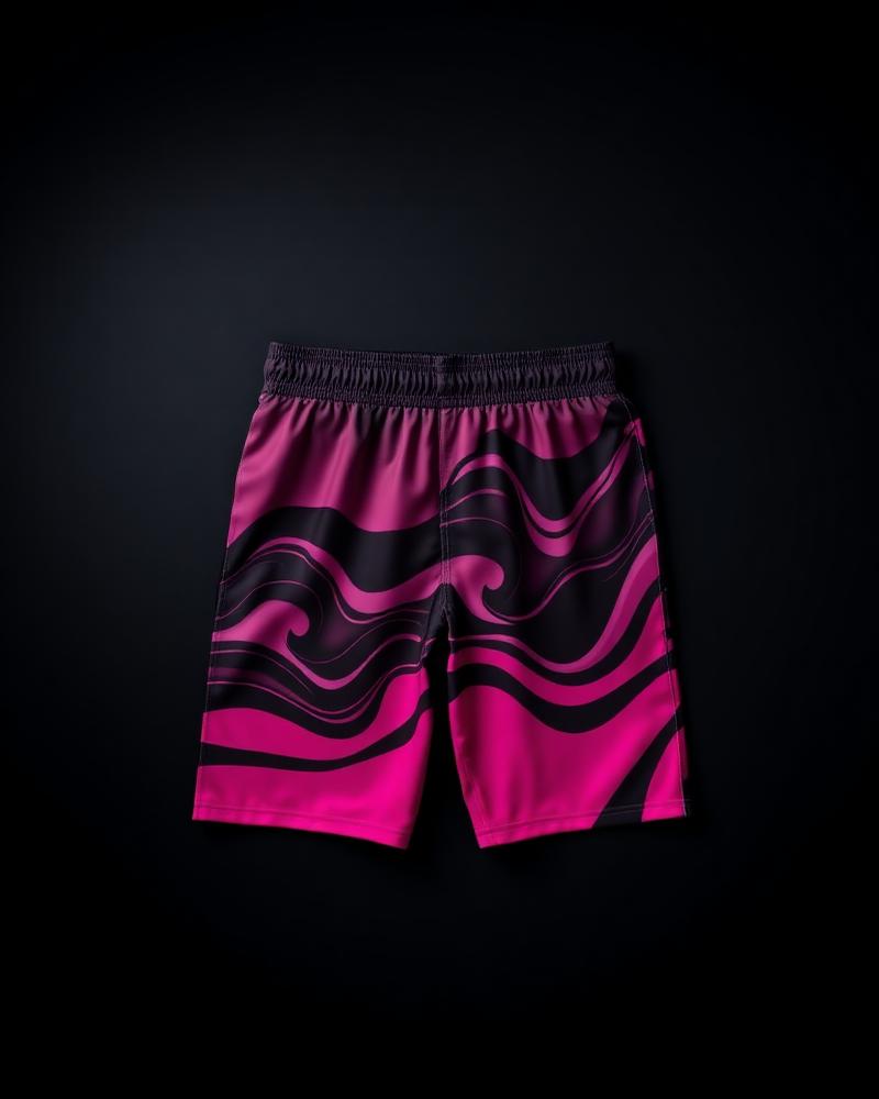 Volleyball Shorts — Magenta — premium custom sportswear by Nawab Industry
