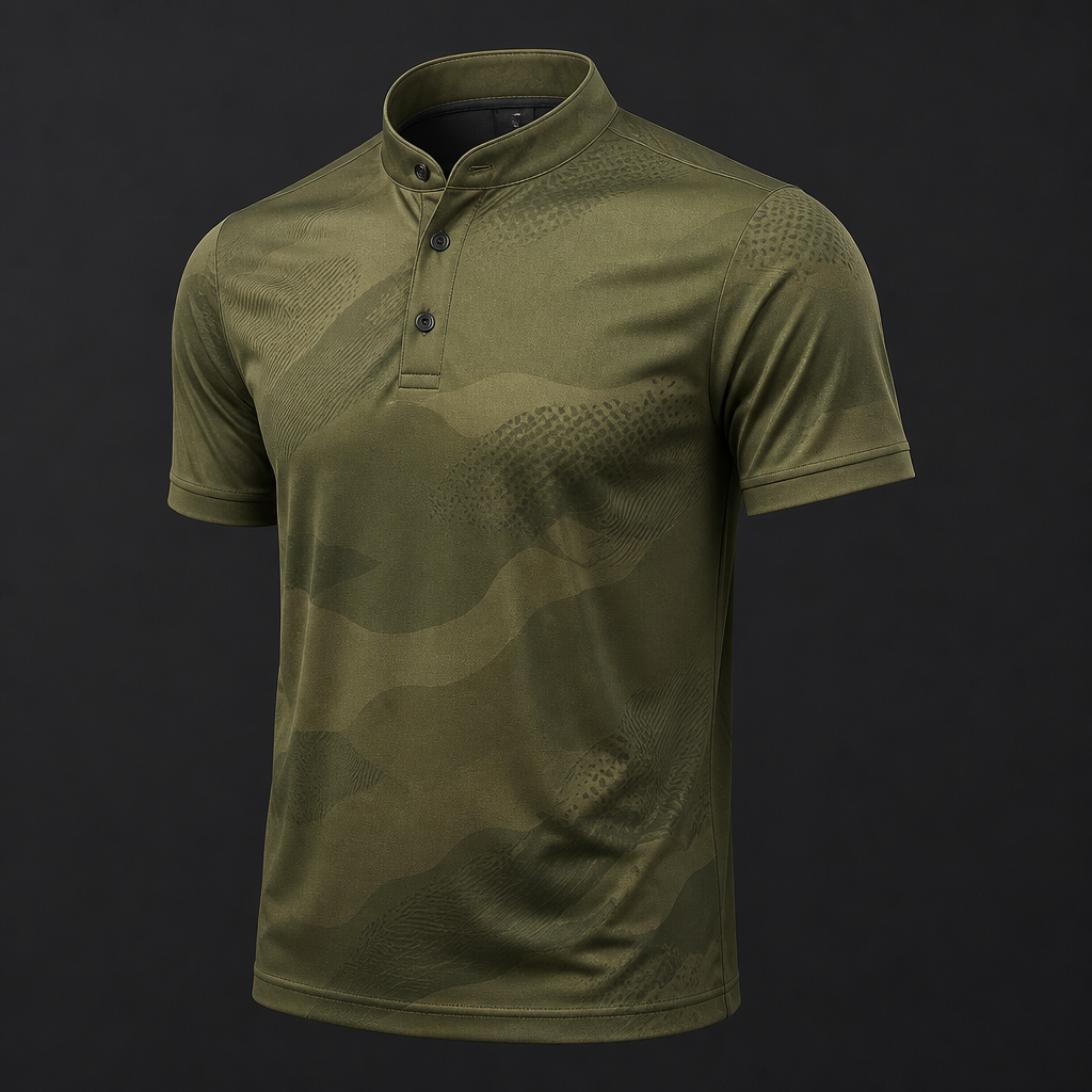 Mandarin Collar Polo — Polo Shirts by Nawab Industry