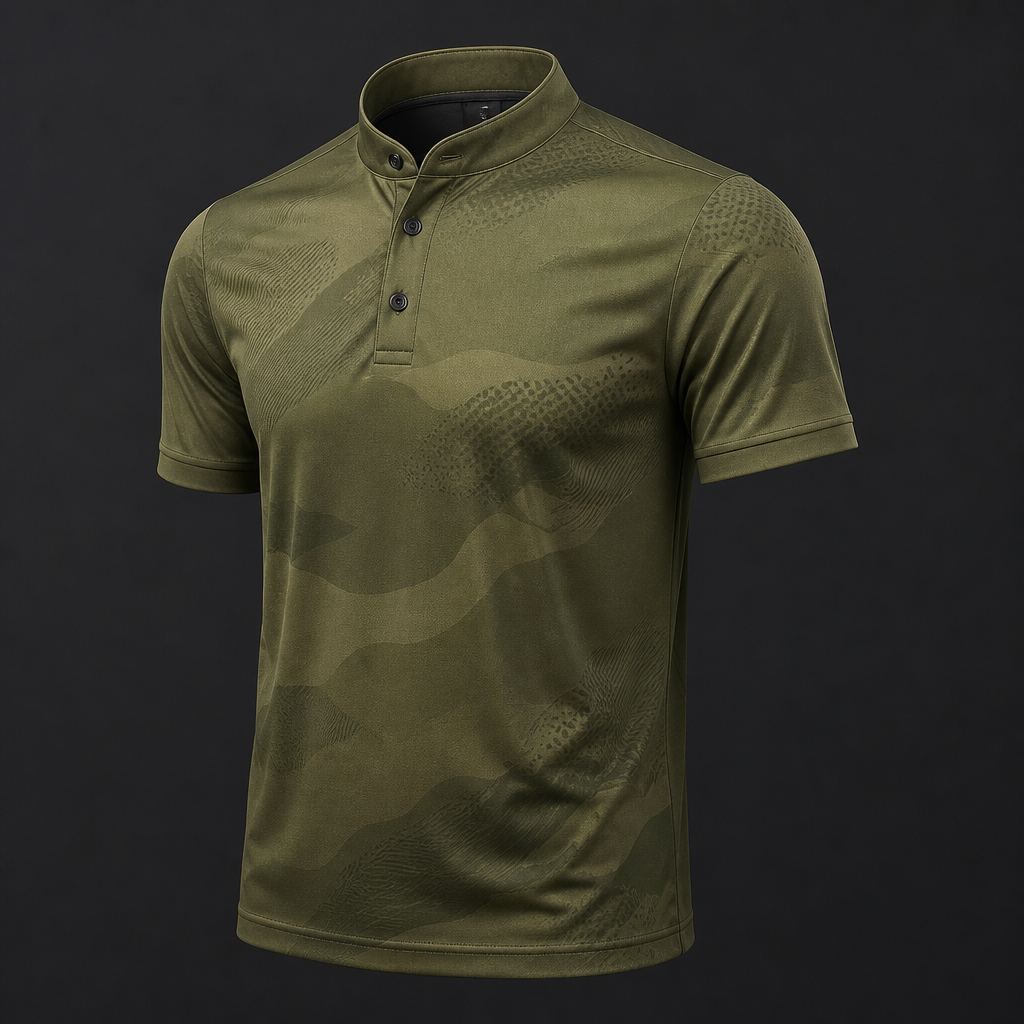 Mandarin Collar Polo — Polo Shirts by Nawab Industry
