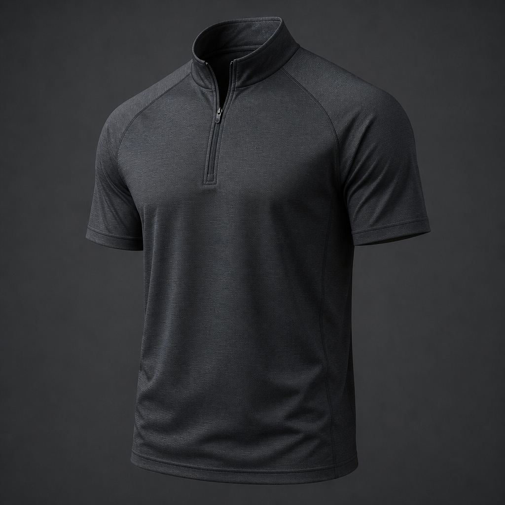 Quarter-Zip Polo — Polo Shirts by Nawab Industry