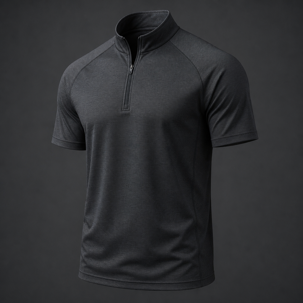 Quarter-Zip Polo — Polo Shirts by Nawab Industry
