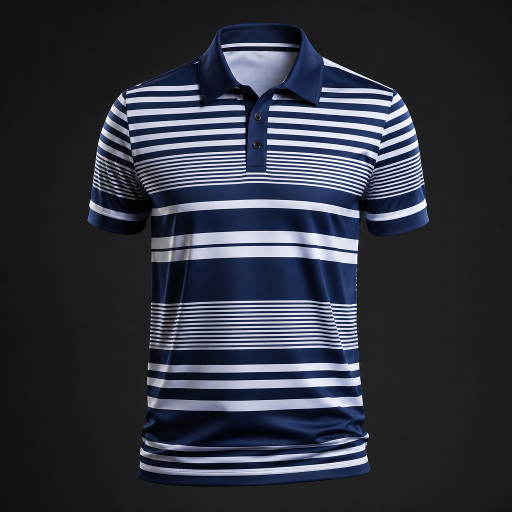 Striped Polo — Polo Shirts by Nawab Industry