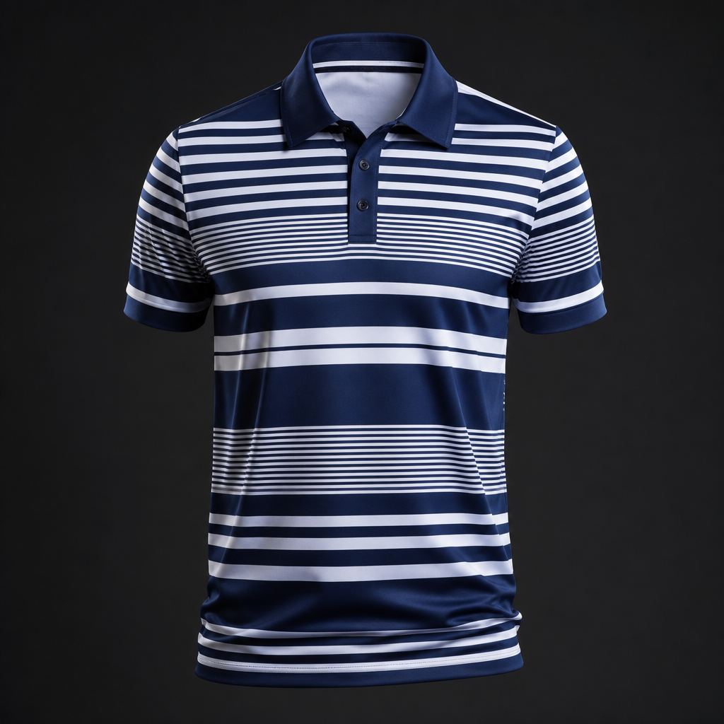 Striped Polo — Polo Shirts by Nawab Industry