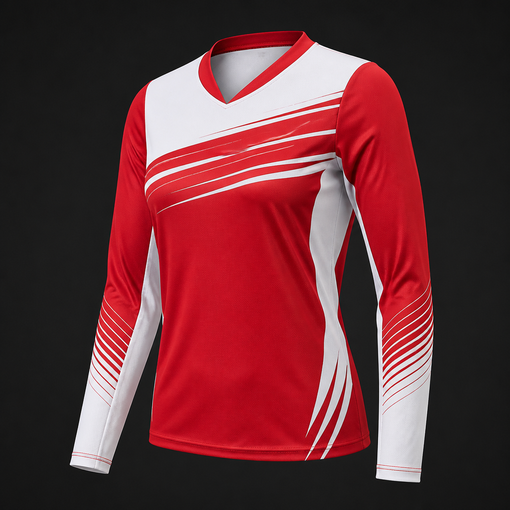 Long-Sleeve Jersey — Volleyball Uniforms by Nawab Industry